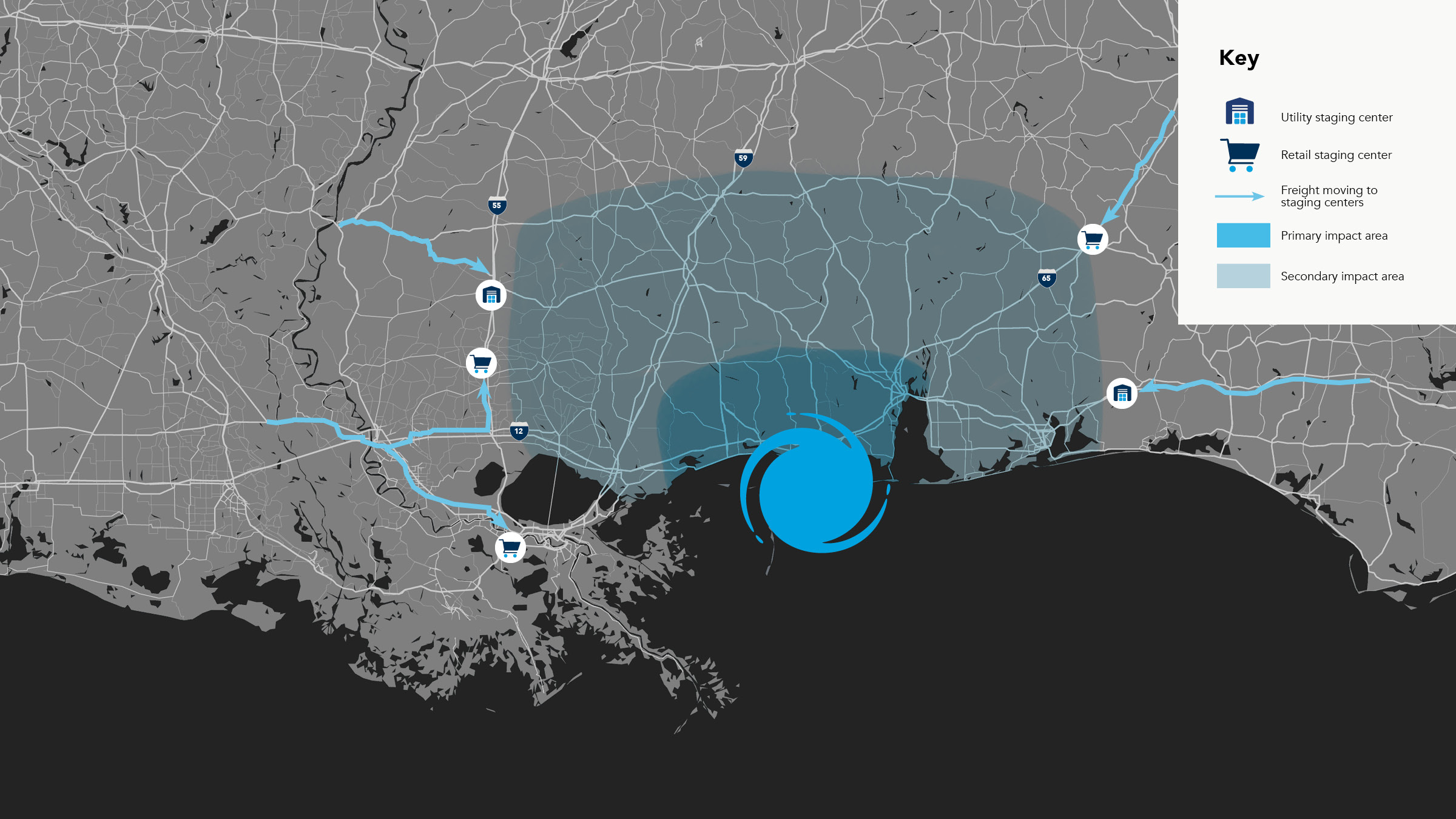 Worker working on powerline.
