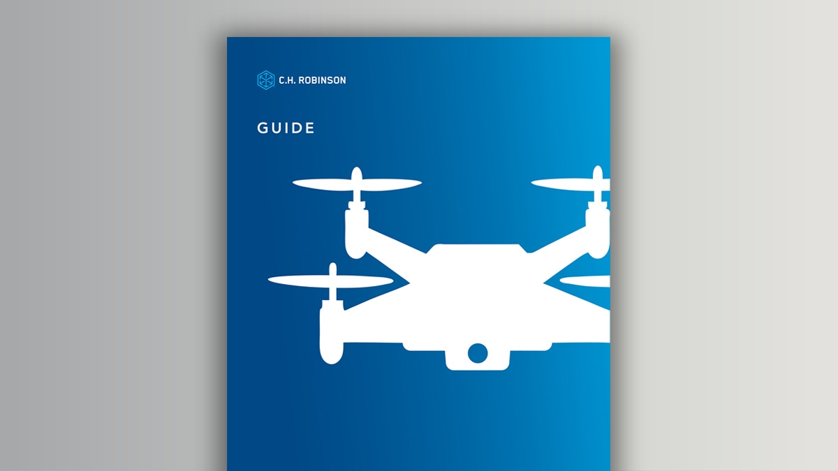 Drone aloft depicting the risks and dilemmas of dual use goods